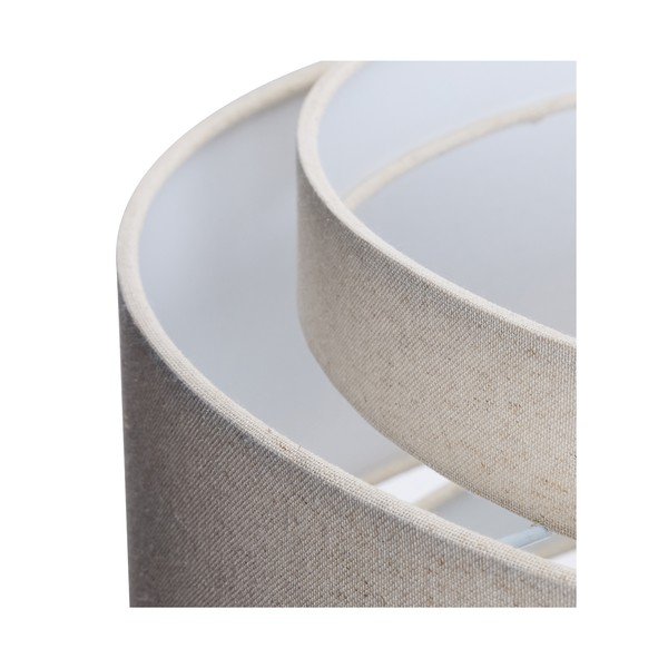 Lustră crem din material textil ø60x48 cm Sable – Hübsch-image-2