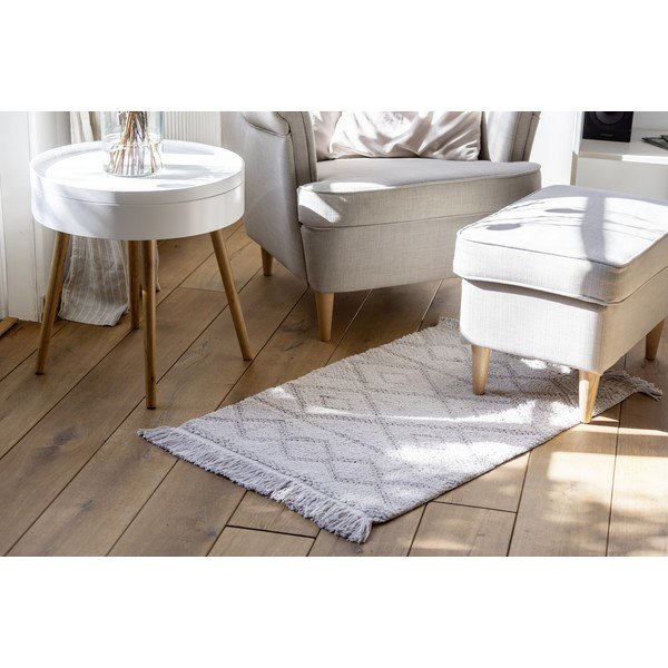 Covoraș baie din bumbac organic Wenko Urla 60 x 90 cm, gri-image-4