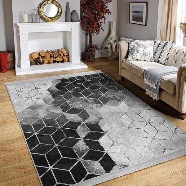 Covor gri 80x150 cm – Mila Home-image-1