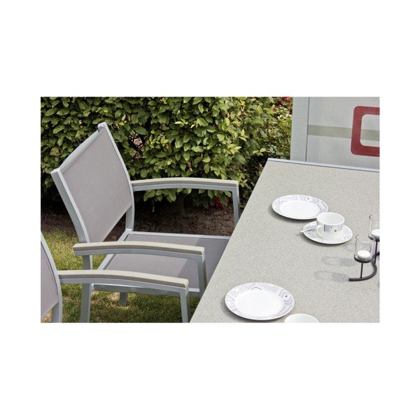 Fotoliu de grădină gri Grace – Garden Pleasure-image-3