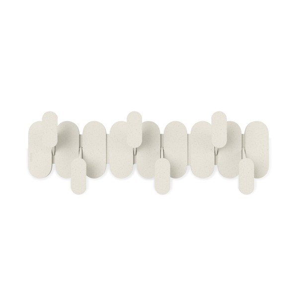 Cuier de perete bej din oțel 16 cm Tempo – Umbra