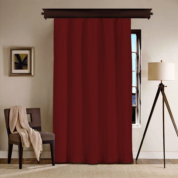 Draperie Curtain Lermo, 140 x 260 cm, roșu închis