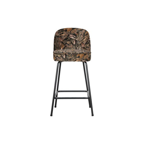 Scaun de bar BePureHome Vogue Bouquet, înălțime 89 cm, model floral