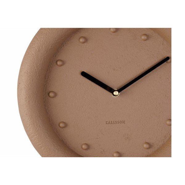 Ceas de perete Karlsson Petra, ø 30 cm, maro-image-2