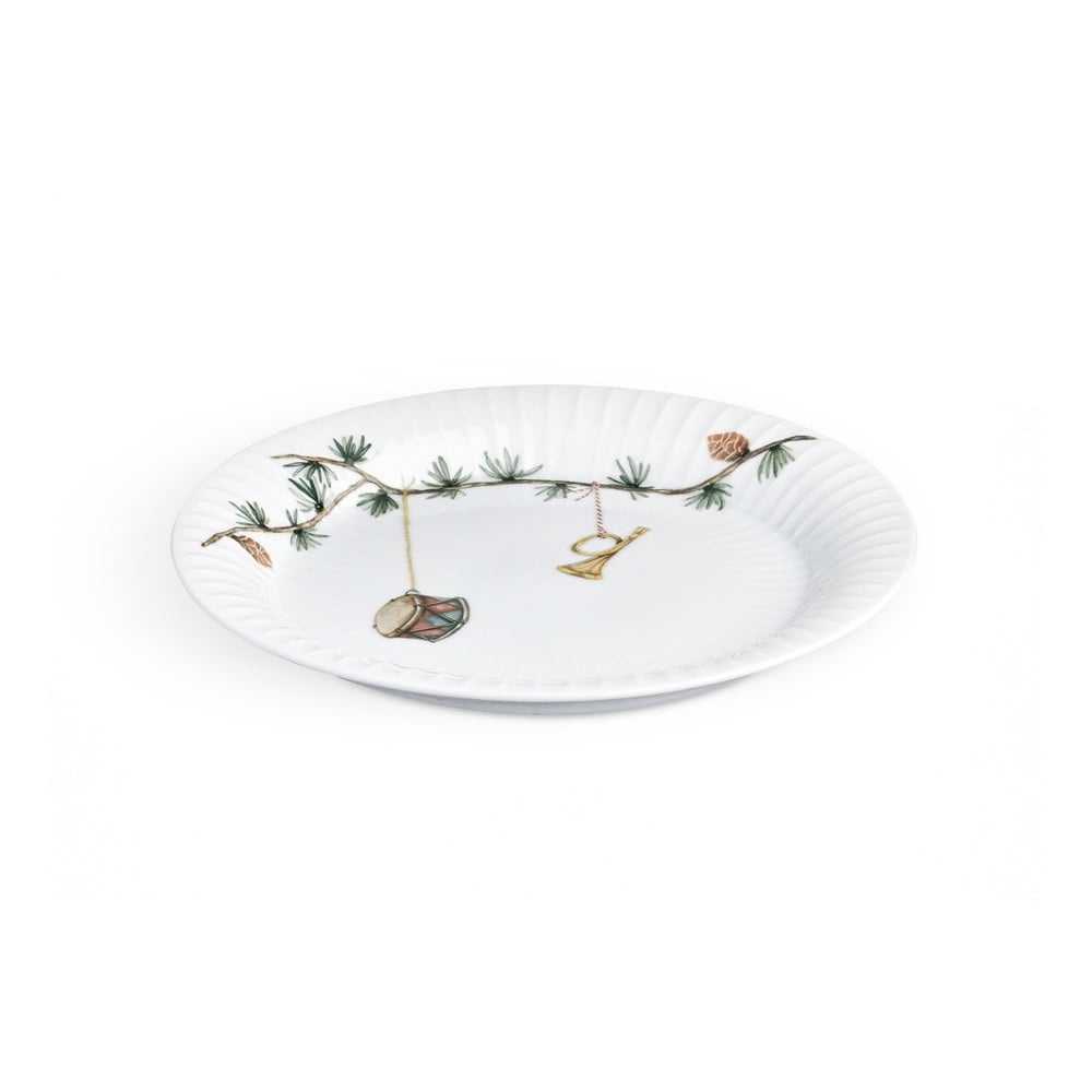 Farfurie din porțelan pentru Crăciun Kähler Design Hammershoi Christmas Plate, ⌀ 19 cm