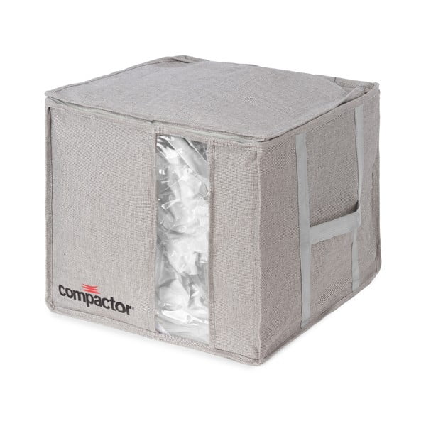 Cutie de depozitare cu vacuum Compactor Oxford, 125 l, gri-image-4