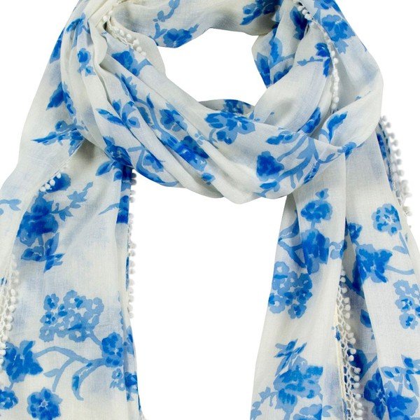 Eșarfă din bumbac Shirin Sehan - Noemi Skyline-image-1