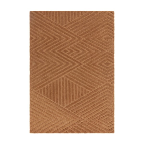 Covor cărămiziu din lână 200x290 cm Hague – Asiatic Carpets