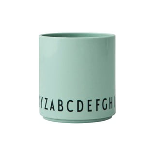 Cană pentru copii Design Letters Eat & Learn, verde