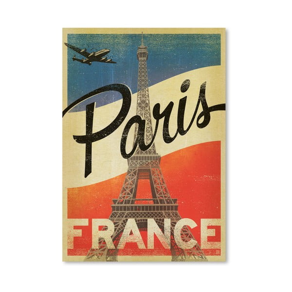 Poster Americanflat Paris, 42 x 30 cm