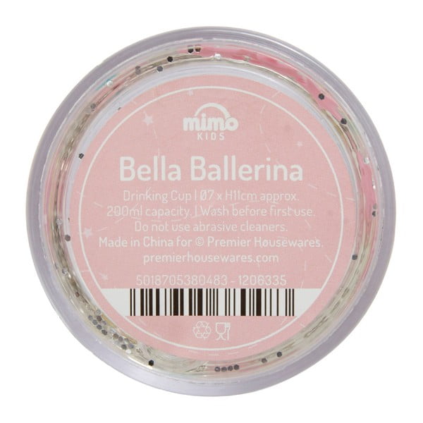 Pahar pentru copii Premier Housewares Mimo Kids Bella Ballerina, 200 ml-image-1