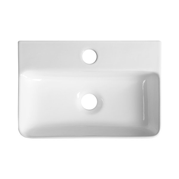 Chiuvetă mică pentru WC albă din ceramică 36x25 cm Gerda – Sapho-image-2