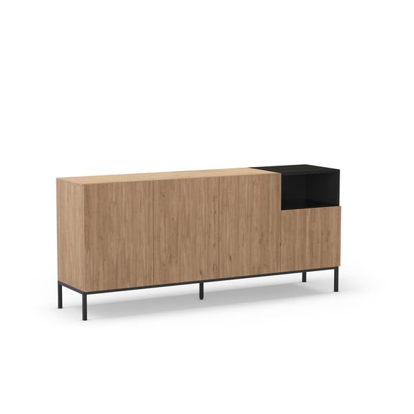 Comodă în culoare naturală 180x80 cm Cailin – Marckeric-image-1