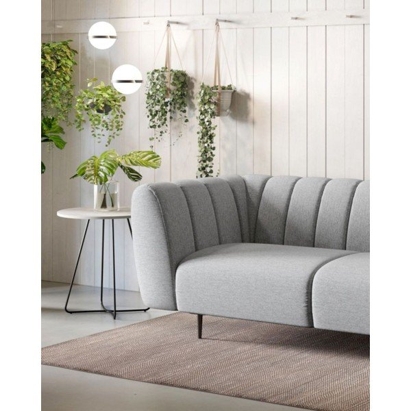 Canapea gri deschis 210 cm Shel – Ghado-image-4