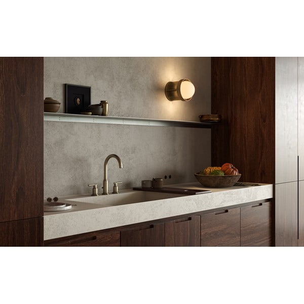 Aplică de perete aurie cu intensitate reglabilă Loop – tala-image-1