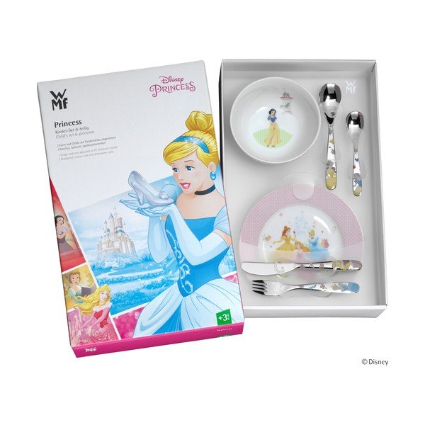 Set 6 tacâmuri din inox și veselă pentru copii WMF Princess,-image-1