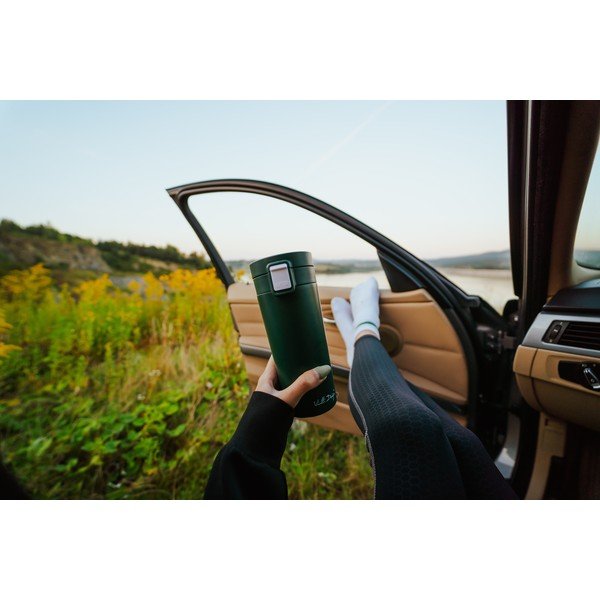 Cană termică Vialli Design Fuori, 400 ml, verde-image-4