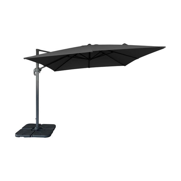 Umbrelă de soare neagră ø 295 cm Baza – House Nordic