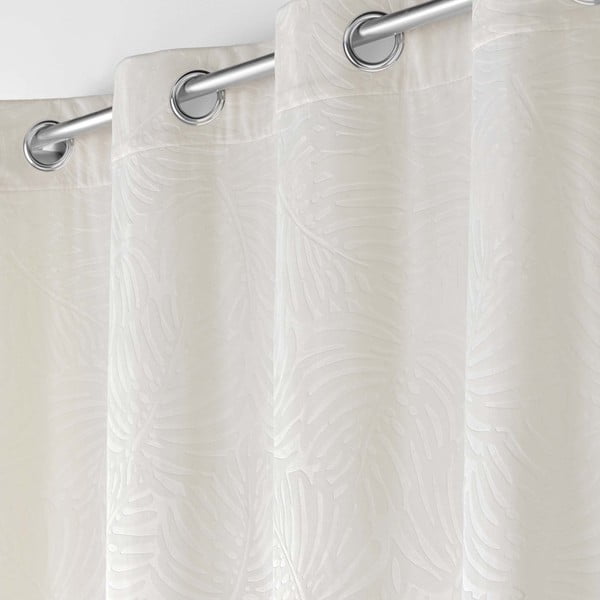 Draperie crem din catifea 140x240 cm Analia – douceur d'intérieur-image-1