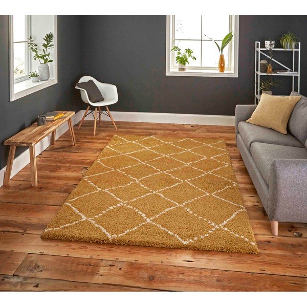 Covor Think Rugs Royal Nomadic, 160 x 220, galben-image-1