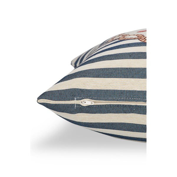 Față de pernă  Maritim Framed Blue, 45x45 cm-image-1