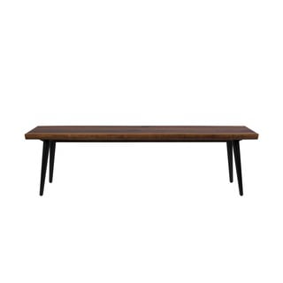 Banchetă cu picioare negre din oțel Dutchbone Alagon, lungime 160 cm