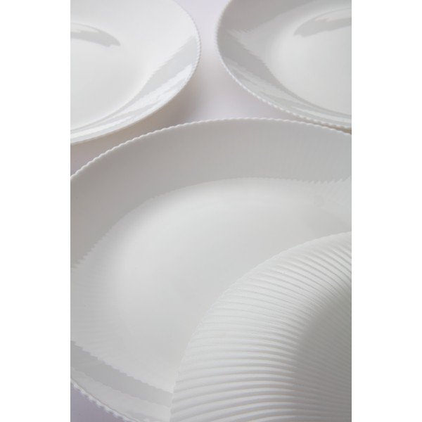 Farfurii albe 4 buc. din sticlă ø 25 cm Alessia – Jotex-image-2