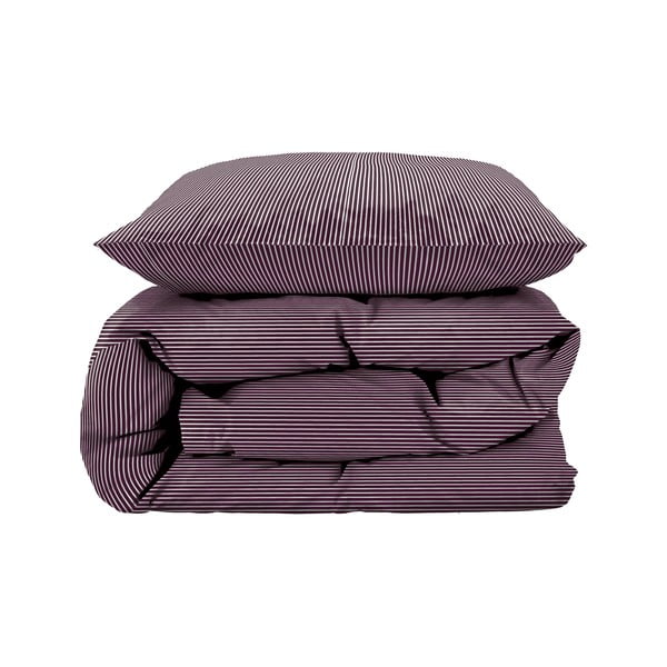 Lenjerie de pat mov din bumbac pentru pat de o persoană 140x200 cm Cheerful – Södahl-image-2