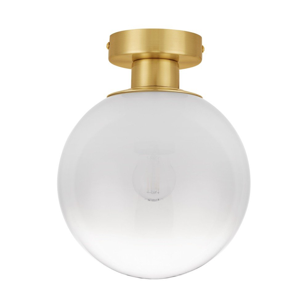 Plafoniera alba/aurie din sticla Vita – Nova Luce