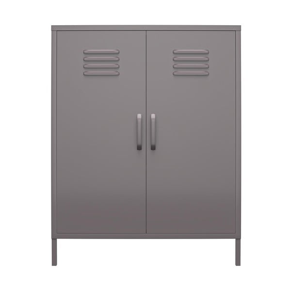 Dulap gri din metal 80x102 cm Bradford – Støraa