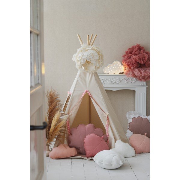 Cort teepee pentru copii  Fluffy Pompoms – Moi Mili-image-3