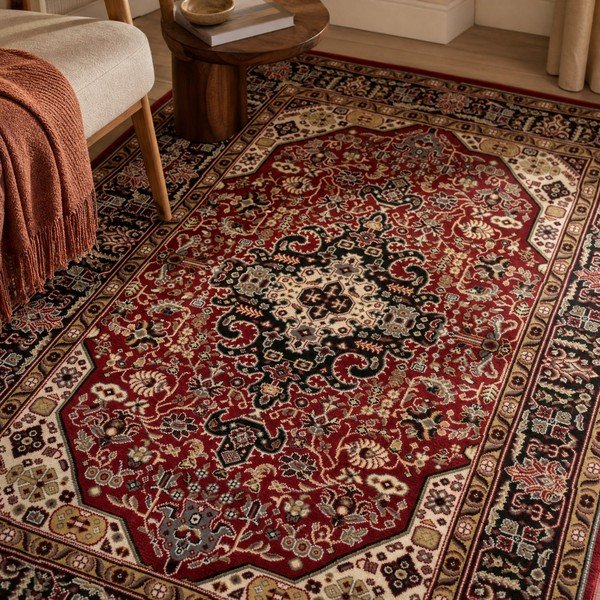 Covor Nouristan Skazar Isfahan, 200 x 290 cm, roșu-image-1