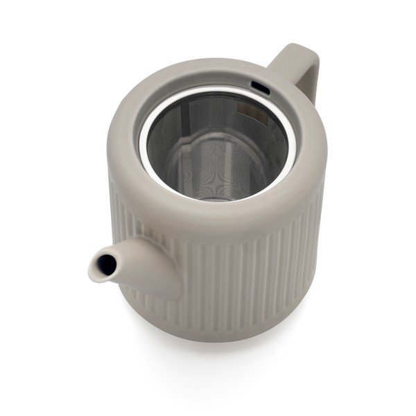 Ceainic gri cu filtru din porțelan 1,2 l Skagen – Bredemeijer-image-4