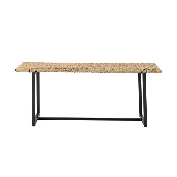 Bancă de grădină în culoare naturală din ratan Adilly – Bloomingville