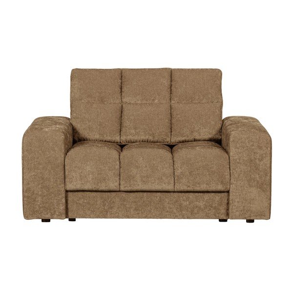 Fotoliu maro deschis cu tapițerie din chenille Second date – WOOOD-image-1