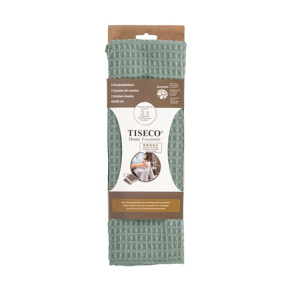 Prosoape de vase 2 buc. din microfibră 40x60 cm Waffle – Tiseco Home Studio-image-2