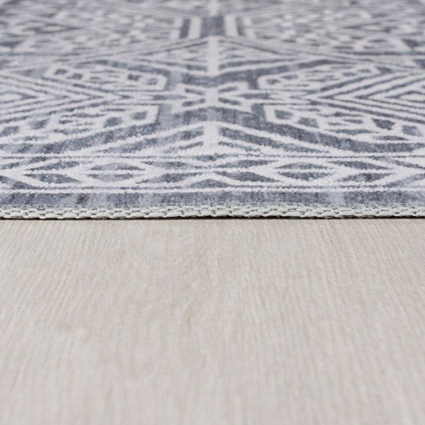 Covor gri lavabil 290x200 cm Cora - Flair Rugs-image-4