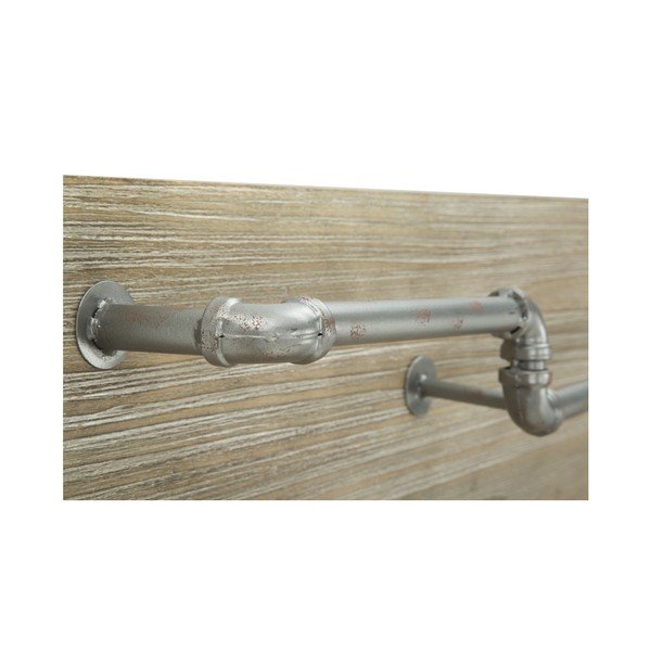 Suport de perete pentru sticle și pahare Mauro Ferretti Pipe Bar, 30 x 70 cm-image-4