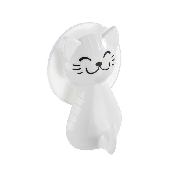 Cârlig de perete Wenko Cat, alb-image-1