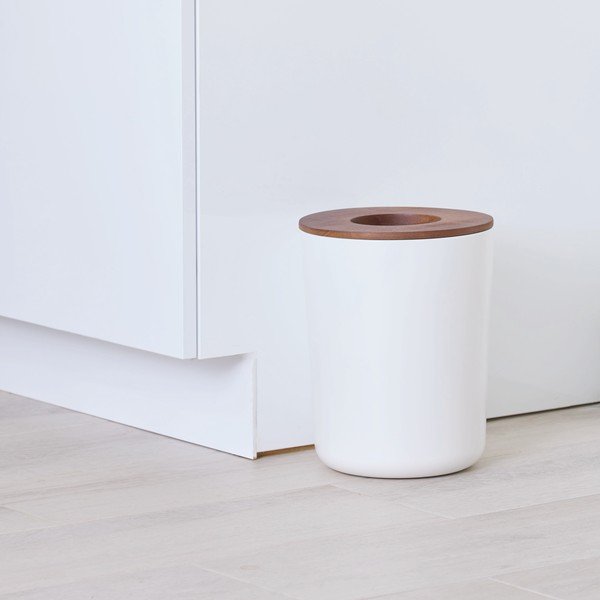 Coș de gunoi iDesign Eco Vanity, alb-image-3