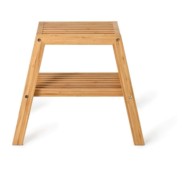Scaun din lemn de bambus Wireworks Slatted Stool-image-2