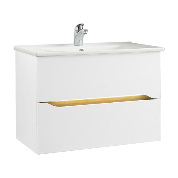 Dulap fără chiuvetă alb scund/suspendat 72x51 cm Set 857 – Pelipal-image-2