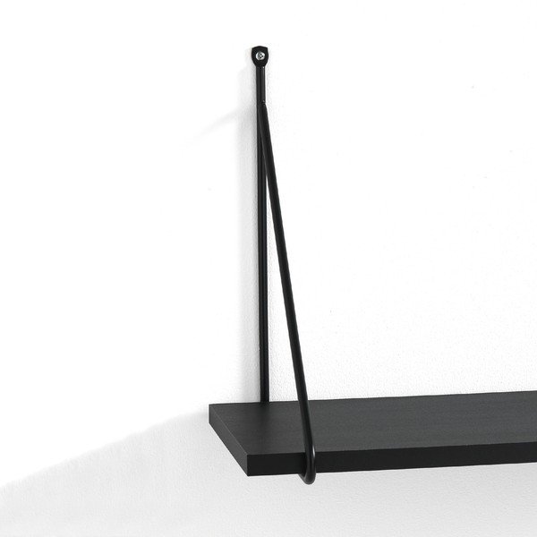 Raft de perete Tomasucci Fast, negru-image-2