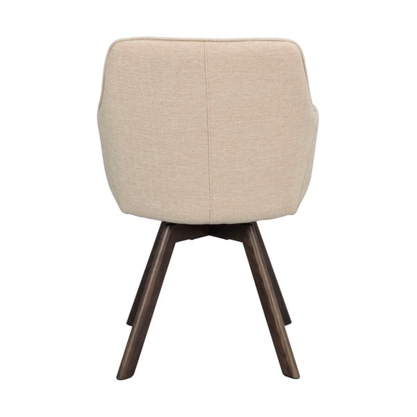 Set de scaune de sufragerie bej 2 buc. tapițat Alison – Rowico-image-4