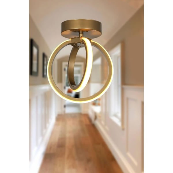 Plafonieră bronz LED din metal Sezen – Squid Lighting-image-1