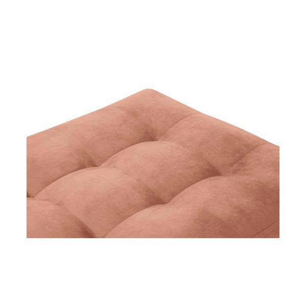 Taburet din catifea Milo Casa Santo, roz-image-4