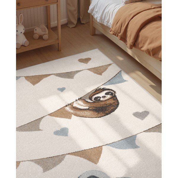 Covor pentru copii crem 160x230 cm Walk like an Elephant Rainbow Party – Villeroy&Boch-image-4