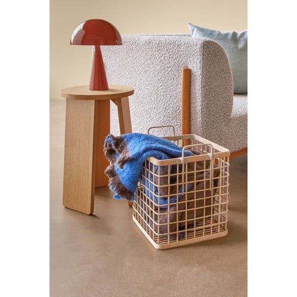 Scaun în culoare naturală cu aspect de lemn de stejar Split – Hübsch-image-1