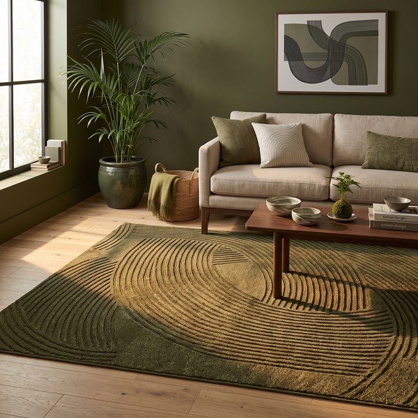 Covor verde 200x290 cm Zephyr – ESTE-image-1