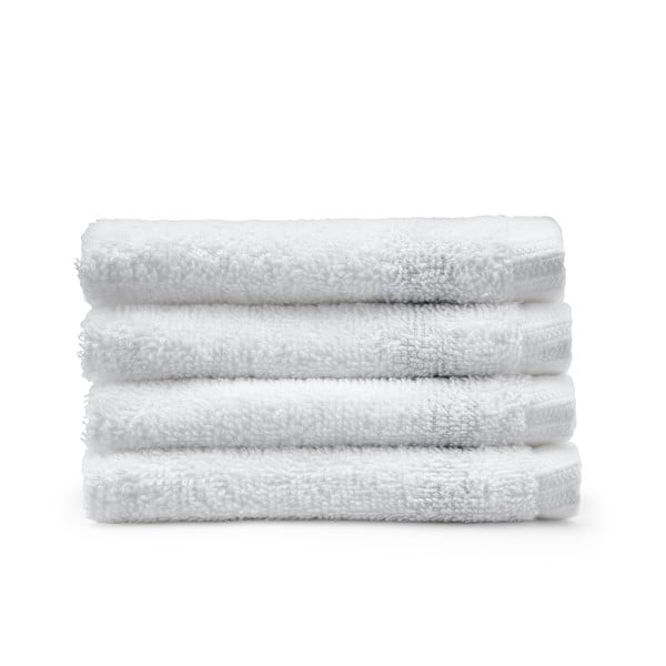 Prosoape albe 4 buc. din bumbac cu uscare rapidă 30x30 cm Quick Dry – Catherine Lansfield